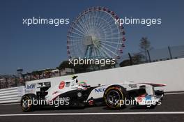 08.10.2011 Suzuka, Japan, Sergio Perez (MEX), Sauber F1 Team  - Formula 1 World Championship, Rd 15, Japanese Grand Prix, Saturday Practice