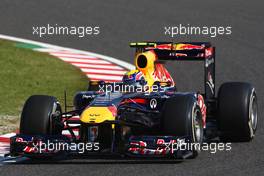 08.10.2011 Suzuka, Japan,  Mark Webber (AUS), Red Bull Racing  - Formula 1 World Championship, Rd 15, Japanese Grand Prix, Saturday Qualifying