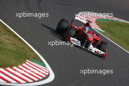 08.10.2011 Suzuka, Japan,  Fernando Alonso (ESP), Scuderia Ferrari  - Formula 1 World Championship, Rd 15, Japanese Grand Prix, Saturday Qualifying