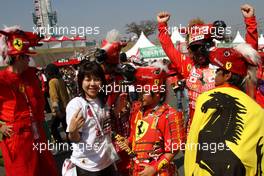 09.10.2011 Suzuka, Japan,  Fans of Scuderia Ferrari  - Formula 1 World Championship, Rd 15, Japanese Grand Prix, Sunday