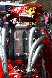 09.10.2011 Suzuka, Japan,  fan of Scuderia Ferrari  - Formula 1 World Championship, Rd 15, Japanese Grand Prix, Sunday