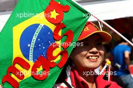 09.10.2011 Suzuka, Japan,  Fan of Felipe Massa (BRA), Scuderia Ferrari  - Formula 1 World Championship, Rd 15, Japanese Grand Prix, Sunday