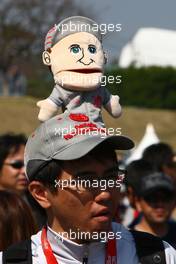 09.10.2011 Suzuka, Japan,  Fan of Michael Schumacher (GER), Mercedes GP  - Formula 1 World Championship, Rd 15, Japanese Grand Prix, Sunday