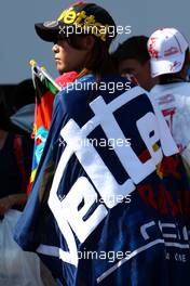 09.10.2011 Suzuka, Japan,  Fan of Sebastian Vettel (GER), Red Bull Racing  - Formula 1 World Championship, Rd 15, Japanese Grand Prix, Sunday