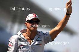 09.10.2011 Suzuka, Japan,  Michael Schumacher (GER), Mercedes GP  - Formula 1 World Championship, Rd 15, Japanese Grand Prix, Sunday