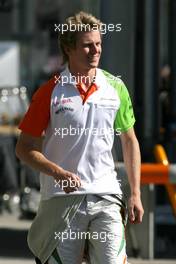 06.10.2011 Suzuka, Japan,  Nico Hulkenberg (GER), Test Driver, Force India  - Formula 1 World Championship, Rd 15, Japanese Grand Prix, Thursday