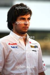 06.10.2011 Suzuka, Japan,  Sergio Perez (MEX), Sauber F1 Team  - Formula 1 World Championship, Rd 15, Japanese Grand Prix, Thursday