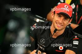 06.10.2011 Suzuka, Japan,  Jenson Button (GBR), McLaren Mercedes  - Formula 1 World Championship, Rd 15, Japanese Grand Prix, Thursday Press Conference