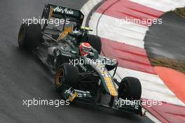 14.10.2011 Yeongam, Korea,  Jarno Trulli (ITA), Team Lotus  - Formula 1 World Championship, Rd 16, Korean Grand Prix, Friday Practice