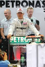 14.10.2011 Yeongam, Korea,  Michael Schumacher (GER), Mercedes GP  - Formula 1 World Championship, Rd 16, Korean Grand Prix, Friday