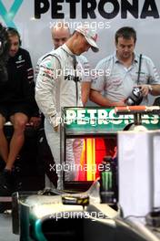 14.10.2011 Yeongam, Korea,  Michael Schumacher (GER), Mercedes GP  - Formula 1 World Championship, Rd 16, Korean Grand Prix, Friday Practice