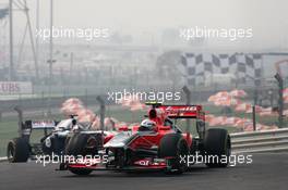 14.10.2011 Yeongam, Korea, Jerome d'Ambrosio (BEL), Marussia Virgin Racing  - Formula 1 World Championship, Rd 16, Korean Grand Prix, Friday Practice