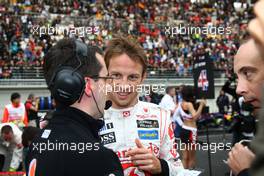 16.10.2011 Yeongam, Korea, Jenson Button (GBR), McLaren Mercedes  - Formula 1 World Championship, Rd 16, Korean Grand Prix, Sunday Pre-Race Grid
