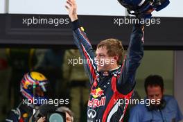 16.10.2011 Yeongam, Korea, Sebastian Vettel (GER), Red Bull Racing  - Formula 1 World Championship, Rd 16, Korean Grand Prix, Sunday Podium