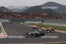 16.10.2011 Yeongam, Korea, Nico Rosberg (GER), Mercedes GP Petronas F1 Team  - Formula 1 World Championship, Rd 16, Korean Grand Prix, Sunday Race