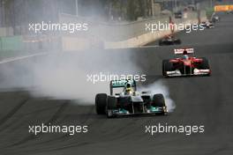 16.10.2011 Yeongam, Korea,  Nico Rosberg (GER), Mercedes GP  - Formula 1 World Championship, Rd 16, Korean Grand Prix, Sunday Race