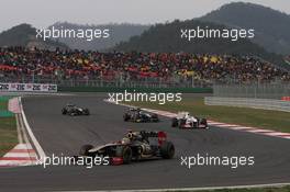 16.10.2011 Yeongam, Korea, Bruno Senna (BRA), Lotus Renault GP  - Formula 1 World Championship, Rd 16, Korean Grand Prix, Sunday Race