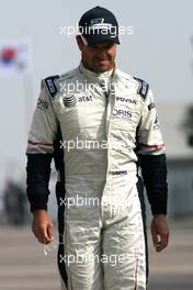 15.10.2011 Yeongam, Korea,  Rubens Barrichello (BRA), Williams F1 Team  - Formula 1 World Championship, Rd 16, Korean Grand Prix, Saturday Qualifying