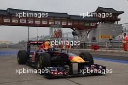 15.10.2011 Yeongam, Korea, Mark Webber (AUS), Red Bull Racing  - Formula 1 World Championship, Rd 16, Korean Grand Prix, Saturday