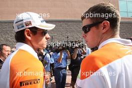 16.10.2011 Yeongam, Korea, Adrian Sutil (GER), Force India F1 Team and Paul di Resta (GBR), Force India F1 Team  - Formula 1 World Championship, Rd 16, Korean Grand Prix, Sunday