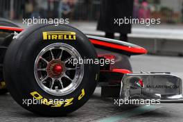 04.02.2011 Berlin, Germany,  Pirelli tyre - Vodafone McLaren Mercedes MP4-26 Launch - Formula 1 World Championship