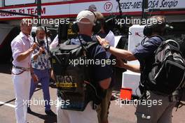 29.05.2011 Monte Carlo, Monaco,  David Coulthard and Eddie Jordan, BBC TV - Formula 1 World Championship, Rd 06, Monaco Grand Prix, Sunday Pre-Race Grid