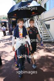 29.05.2011 Monte Carlo, Monaco,  Sebastian Vettel (GER), Red Bull Racing - Formula 1 World Championship, Rd 06, Monaco Grand Prix, Sunday Pre-Race Grid