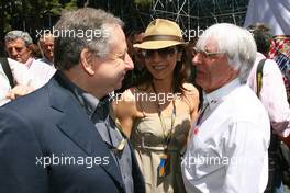 29.05.2011 Monte Carlo, Monaco,  Jean Todt (FRA), FIA president with Bernie Ecclestone (GBR) - Formula 1 World Championship, Rd 06, Monaco Grand Prix, Sunday Pre-Race Grid