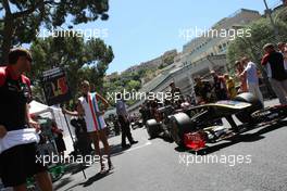 29.05.2011 Monte Carlo, Monaco,  Vitaly Petrov (RUS), Lotus Renalut F1 Team  - Formula 1 World Championship, Rd 06, Monaco Grand Prix, Sunday Pre-Race Grid