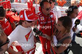 29.05.2011 Monte Carlo, Monaco,  Fernando Alonso (ESP), Scuderia Ferrari  - Formula 1 World Championship, Rd 06, Monaco Grand Prix, Sunday Pre-Race Grid