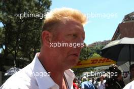 29.05.2011 Monte Carlo, Monaco,  Boris Becker (GER) - Formula 1 World Championship, Rd 06, Monaco Grand Prix, Sunday Pre-Race Grid