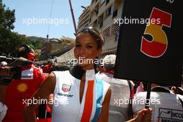 29.05.2011 Monte Carlo, Monaco,  Grid girl - Formula 1 World Championship, Rd 06, Monaco Grand Prix, Sunday Grid Girl