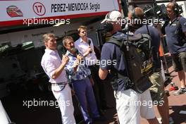 29.05.2011 Monte Carlo, Monaco,  David Coulthard and Eddie Jordan, BBC TV - Formula 1 World Championship, Rd 06, Monaco Grand Prix, Sunday Pre-Race Grid