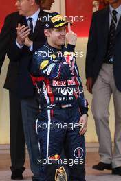 29.05.2011 Monte Carlo, Monaco,  1st place Sebastian Vettel (GER), Red Bull Racing - Formula 1 World Championship, Rd 06, Monaco Grand Prix, Sunday Podium