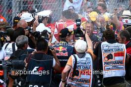 29.05.2011 Monte Carlo, Monaco,  1st place Sebastian Vettel (GER), Red Bull Racing - Formula 1 World Championship, Rd 06, Monaco Grand Prix, Sunday Podium