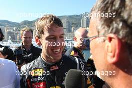 29.05.2011 Monte Carlo, Monaco,  Sebastian Vettel (GER), Red Bull Racing  - Formula 1 World Championship, Rd 06, Monaco Grand Prix, Sunday Podium