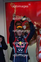 29.05.2011 Monte Carlo, Monaco,  1st place Sebastian Vettel (GER), Red Bull Racing - Formula 1 World Championship, Rd 06, Monaco Grand Prix, Sunday Podium