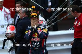 29.05.2011 Monte Carlo, Monaco,  1st place Sebastian Vettel (GER), Red Bull Racing - Formula 1 World Championship, Rd 06, Monaco Grand Prix, Sunday Podium