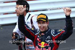 29.05.2011 Monte Carlo, Monaco,  1st place Sebastian Vettel (GER), Red Bull Racing - Formula 1 World Championship, Rd 06, Monaco Grand Prix, Sunday Podium