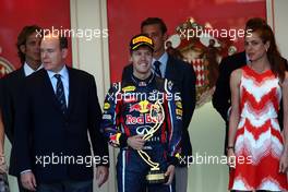 29.05.2011 Monte Carlo, Monaco,  1st place Sebastian Vettel (GER), Red Bull Racing - Formula 1 World Championship, Rd 06, Monaco Grand Prix, Sunday Podium