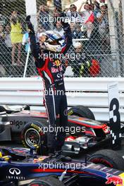 29.05.2011 Monte Carlo, Monaco,  1st place Sebastian Vettel (GER), Red Bull Racing - Formula 1 World Championship, Rd 06, Monaco Grand Prix, Sunday Podium