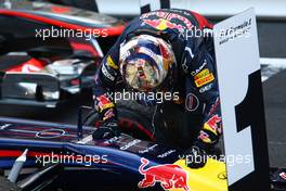 29.05.2011 Monte Carlo, Monaco,  1st place Sebastian Vettel (GER), Red Bull Racing - Formula 1 World Championship, Rd 06, Monaco Grand Prix, Sunday Podium