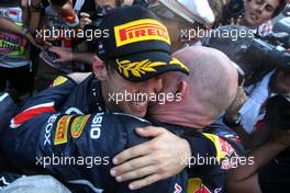 29.05.2011 Monte Carlo, Monaco,  Sebastian Vettel (GER), Red Bull Racing  - Formula 1 World Championship, Rd 06, Monaco Grand Prix, Sunday Podium