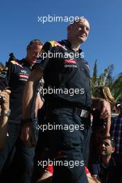 29.05.2011 Monte Carlo, Monaco,  Adrian Newey (GBR), Red Bull Racing, Technical Operations Director  - Formula 1 World Championship, Rd 06, Monaco Grand Prix, Sunday Podium