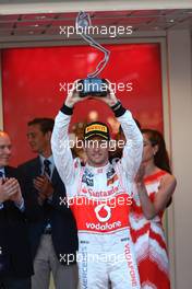 29.05.2011 Monte Carlo, Monaco,  Jenson Button (GBR), McLaren Mercedes - Formula 1 World Championship, Rd 06, Monaco Grand Prix, Sunday Podium