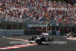 29.05.2011 Monte Carlo, Monaco,  Rubens Barrichello (BRA), AT&T Williams - Formula 1 World Championship, Rd 06, Monaco Grand Prix, Sunday Race