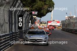 29.05.2011 Monte Carlo, Monaco,  Safety car leads after the restart - Formula 1 World Championship, Rd 06, Monaco Grand Prix, Sunday Race
