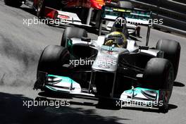 29.05.2011 Monaco, Monte Carlo, Nico Rosberg (GER), Mercedes GP Petronas F1 Team, MGP W02 - Formula 1 World Championship, Rd 6, Monaco Grand Prix, Sunday Race