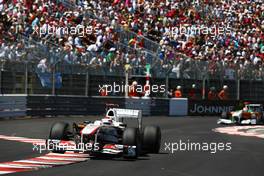 29.05.2011 Monte Carlo, Monaco,  Kamui Kobayashi (JAP), Sauber F1 Team - Formula 1 World Championship, Rd 06, Monaco Grand Prix, Sunday Race