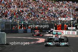 29.05.2011 Monte Carlo, Monaco,  Michael Schumacher (GER), Mercedes GP Petronas F1 Team - Formula 1 World Championship, Rd 06, Monaco Grand Prix, Sunday Race